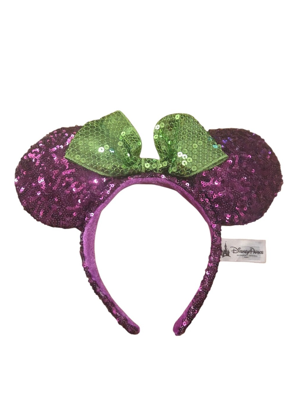 Disney Parks Halloween Sequin Minnie Ears Headband